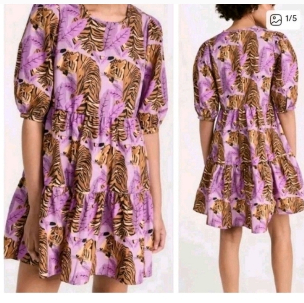 Farm Rio Tiger Minidress - Picture 1 of 4
